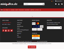 Tablet Screenshot of minigolfen.de